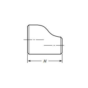 Ekscentrični reduktor za sučeoni zavar